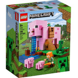 Lego Minecraft 21170 A Casa Do Porco Quantidade De Peças 490