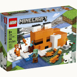 Lego Minecraft Pousada Da Raposa 192 Peças 21178