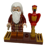 Lego Minifigura Dumbledore E Fawkes -