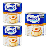 Leite Condensado Itambé Lata Kit Com 3 Unidades De 1,05kg