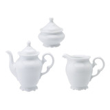 Leiteira, Cafeteira, Açucareiro Pomerode Porcelana Schmidt