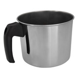 Leiteira Caneca Inox Fervedor Grande 2 Litros Cabo Baquelite