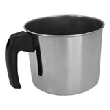 Leiteira Caneca Inox Fervedor Grande 2 Litros Com Cabo Baque