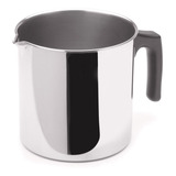 Leiteira Fervedor Aço Inox 2 Litros Com Cabo Preto - Forma