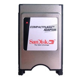 Leitor Adaptador Pcmcia Compact Flash Cf Sandisk