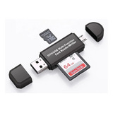 Leitor Cartão Multi Função Usb Micro Usb Sd Sdxc Tf 2.0 Otg