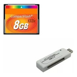 Leitor De Cartão De Memoria Usb + Cartão De Memória 8gb....
