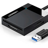 Leitor De Cartão Externo Ugreen 4 Em 1 Usb 3.0