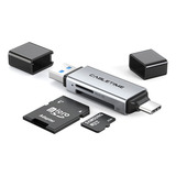 Leitor De Cartão Otg Usb C A 3.0 Sd Tf Notebook Cabletime