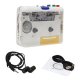 Leitor De Cassetes Usb Walkman Mp3/cd Com Reversão Automátic