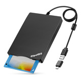 Leitor De Disquete Cipotziz Usb Externo Tipo A&c De 3,5 Pole