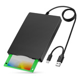 Leitor De Disquete Yey Externo Usb De 3,5 Polegadas E 1,44 M