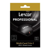 Leitor Lexar Professional 3.1 / Usb/type-c/ 3 Em 1/ Sd/cf/sd