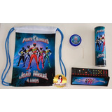 Lembrancinha Kit Jogos Na Mochila Power Rangers / 20