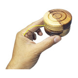 Lembrancinha Madeira Maciça Ioio Artesanal Exclusivo 6x3.5cm