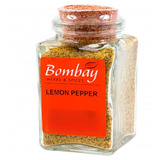 Lemon Pepper 90g (vidro) Bombay Herbs