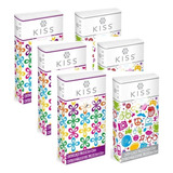 Lenço De Papel Bolso Kiss C/10 Folhas Triplas Kit 6 Pacotes