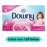 Lenço Downy Com 120 Folhas Amaciante