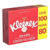 Lenço Duplo Descartável Kleenex Leve 100