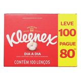 Lenço Kleenex Descartável Box Com 100