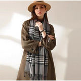 Lenço Pashimina Echarpe Cachecol Manta Moda Inverno Frio Cor Cinza - 03