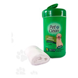 Lenço Umedecido Para Cachorro Gato Pet Clean - Filhote 75 Un