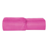 Lençol Avulso Cama Box Solteiro Com Elástico 400 Fios Luxo Cor Pink Desenho Do Tecido Liso