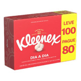 Lenços De Papel Descartáveis Kleenex Suave Caixa Com 100 Un