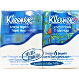 Lenços De Papel Triplos Kleenex 12 Pacotinhos C/10 Folhas