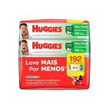 Lenços Umedecidos Max Clean Huggies - 192 Unidades