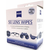 Lens Wipes Zeiss Kit C/ 50 Lenços Umedecidos