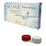 Lente Acuvue Oasys Com Hydraclear Plus Johnson + Brinde Grau Cilíndrico 0,00 Grau Esférico +5,50 (hipermet)