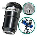 Lente Barlow 3x Para Telescopio Refrator Padrão 1,25 ( 32mm)