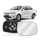 Lente C/ Base Espelho Retrovisor Toyota Etios 12/13 Direito