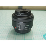 Lente Canon Ef 50mm F/1.8 Stm Motor Autofoco Garantia Brasil