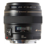 Lente Canon Ef 85mm F/1.8 Usm Com Autofoco Ultrasonic Nf