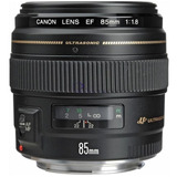 Lente Canon Ef 85mm F1.8 Usm Garantia Canon Brasil + Nf-e