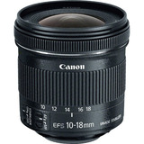 Lente Canon Ef-s 10-18mm F/4.5-5.6 Is Stm + Nf-e **