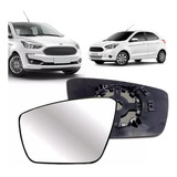 Lente Com Base Retrovisor Ford Ka 2018 2019 2020 21 Esquerdo