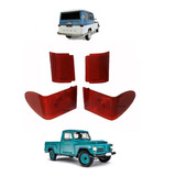 Lente Da Lanterna Traseira Da Rural Ou F-75 Willys Ford Nova