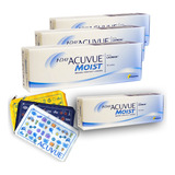 Lente De Contato 1 Day Acuvue Moist Miopia Combo 3+1 Grátis
