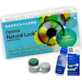 Lente De Contato Cor Natural Look Grau Anual Par