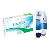 Lente De Contato Solflex Cl Mensal Incolor C/ Grau Solótica