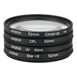 Lente Dslr Câmera Polarizadora Canon Sony Bag Macro Pentax