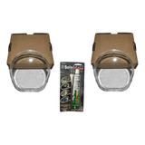 Lente Farol De Milha Fiat Idea 2014 Vidro Temperado Par Cola