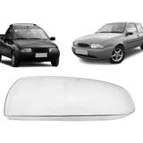 Lente Farol Fiesta Courier 1997 1998 1999 Vidro Esquerdo