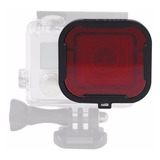 Lente Filtros Para Mergulho Para Gopro Hero 3+ 4 - Vermelha