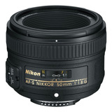 Lente Grande Angular Nikon Af-s 50 1.8g 50 De Distancia Focal Y 1.8 De Apertura Mínima