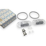 Lente Lanterna Placa Kombi Gol Luz Gti Quadrado Original Vw
