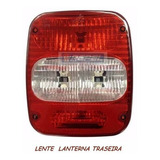 Lente Lanterna Traseira Cam Vw Ford Cargo Modelo Novo 2 Atx